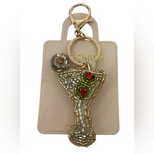 ANTHROPOLOGIE Libations Beaded Bag Charm